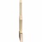 Ekena Millwork Saratoga Rough Sawn Timber Gable Bracket, Douglas Fir, 84"W x 35"H x 2"D x 6"F, 10/12 Pitch GBW084X35X0206SAR00RDF - alternate 5